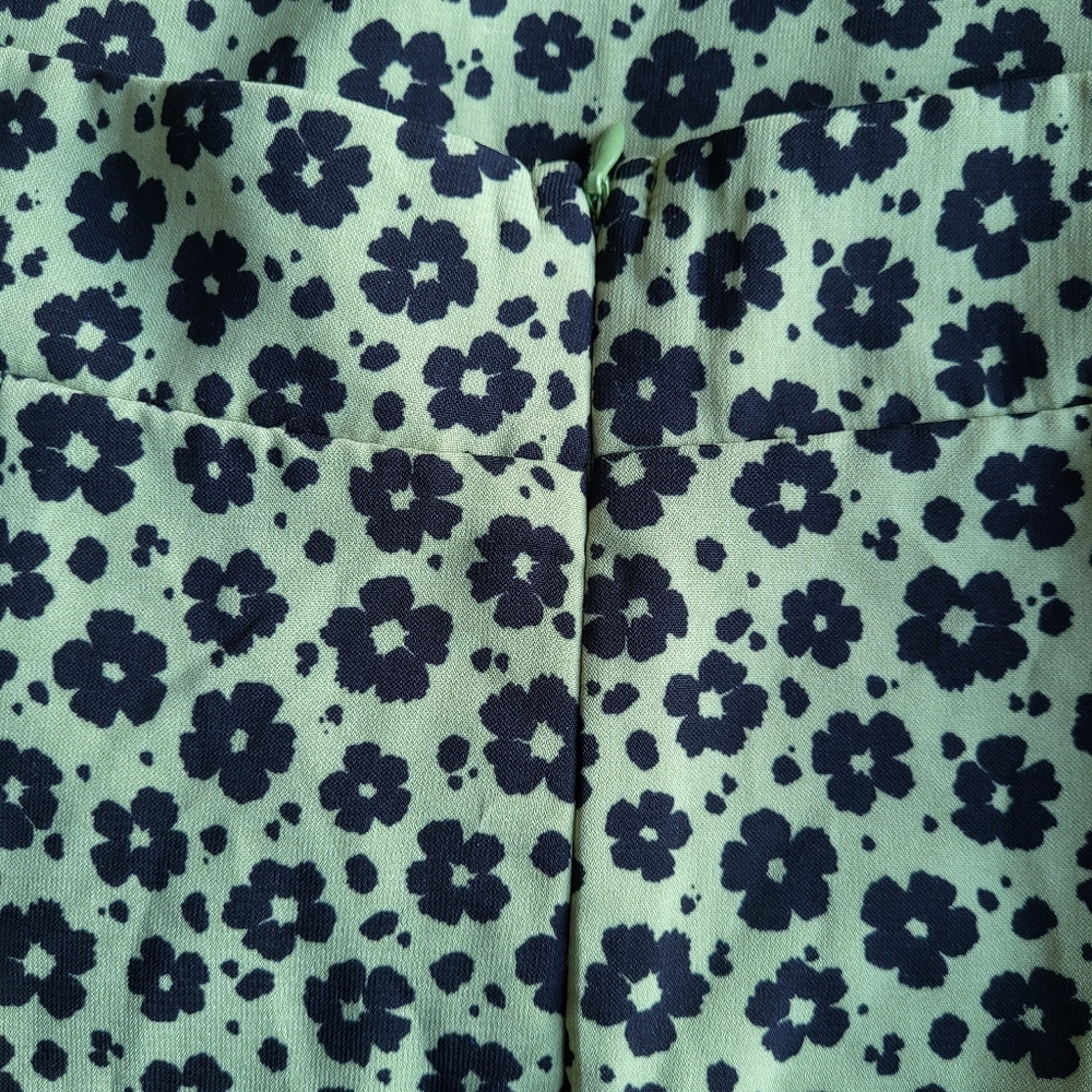 Lulus Green Floral Print Backless Mini Dress - Picture 7 of 8